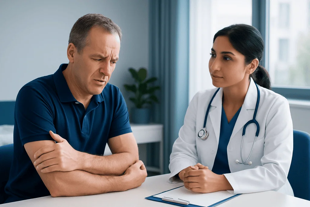 Common causes and related conditions — upper arm pain