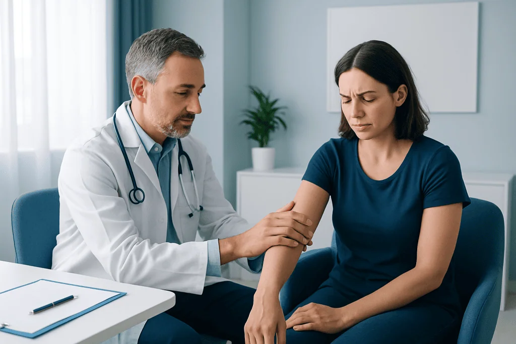 Common causes and related conditions — left arm pain