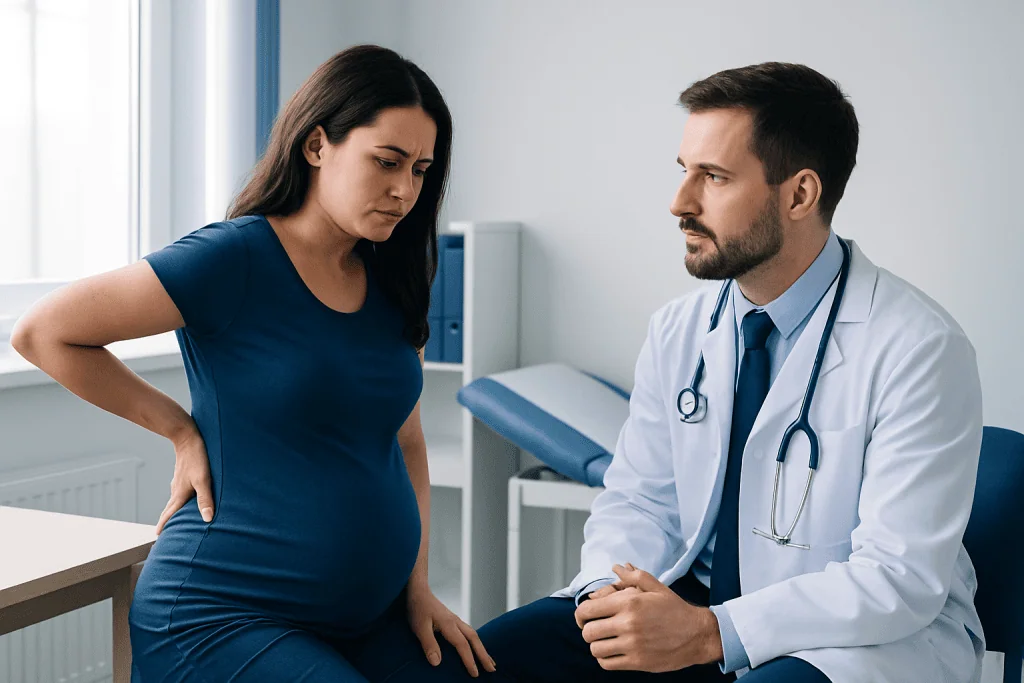Common causes and related conditions — back pain during early pregnancy