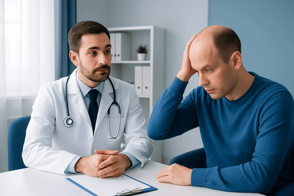 Common causes and risk factors — receding hairline