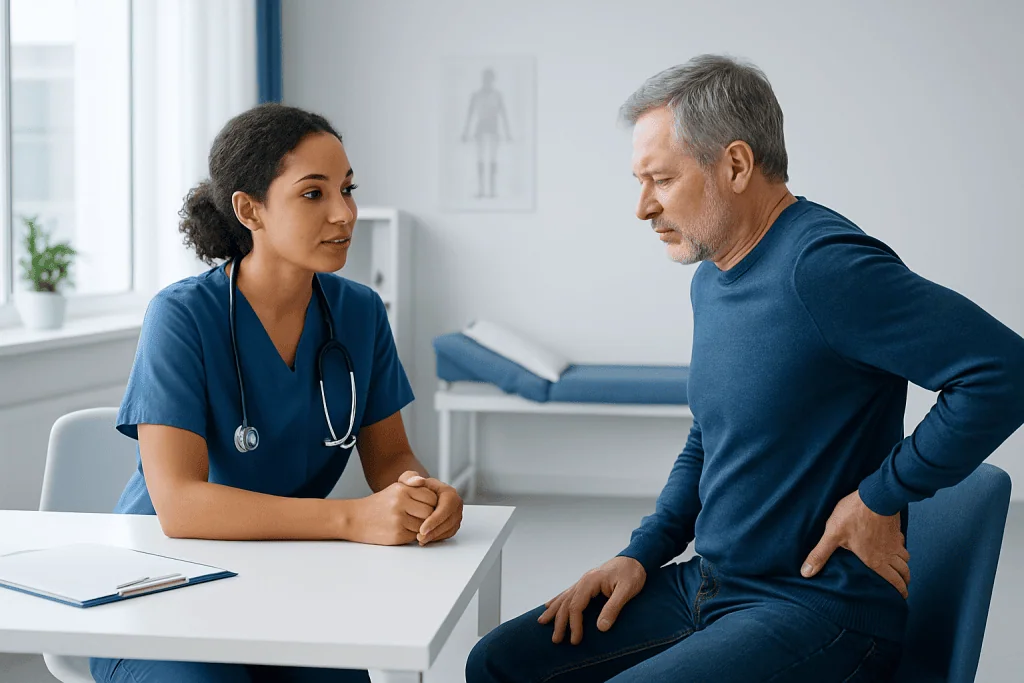 Common causes and risk factors — aching back hips