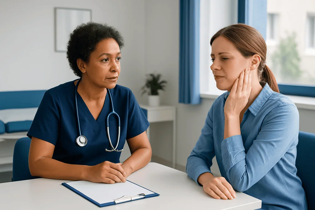 Common causes and risk factors — aching jaw and ear
