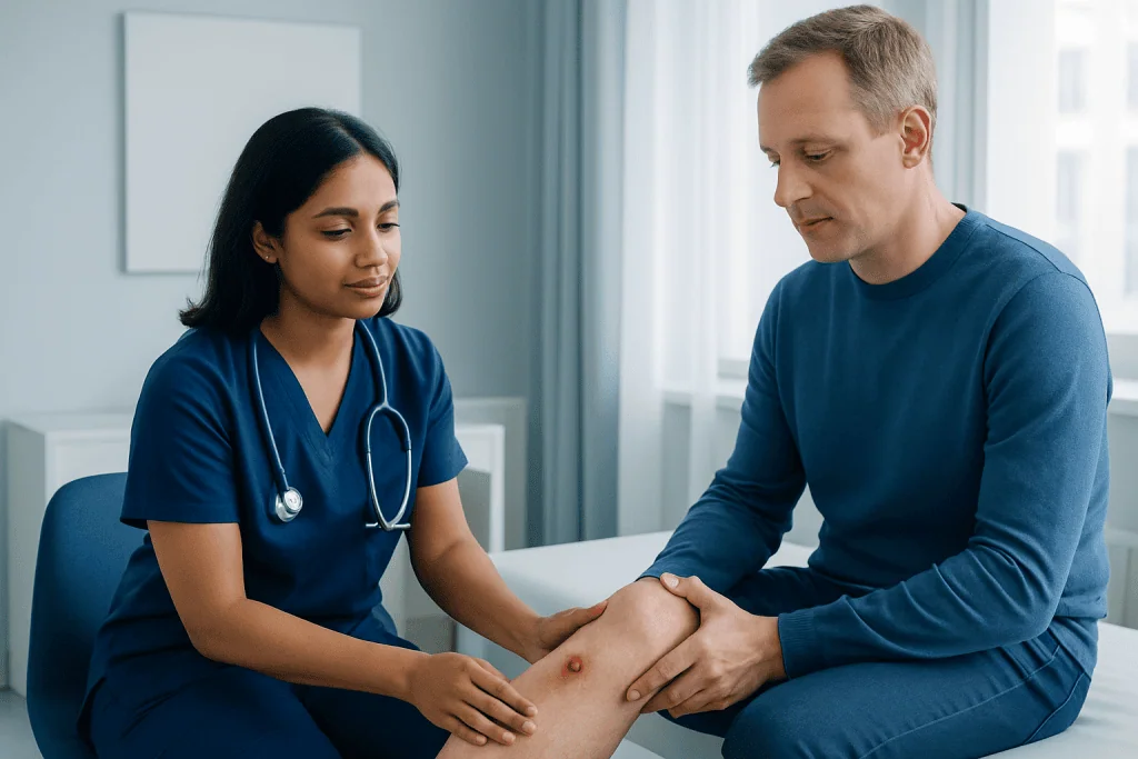 Common causes and risk factors — ulcerated sores on skin
