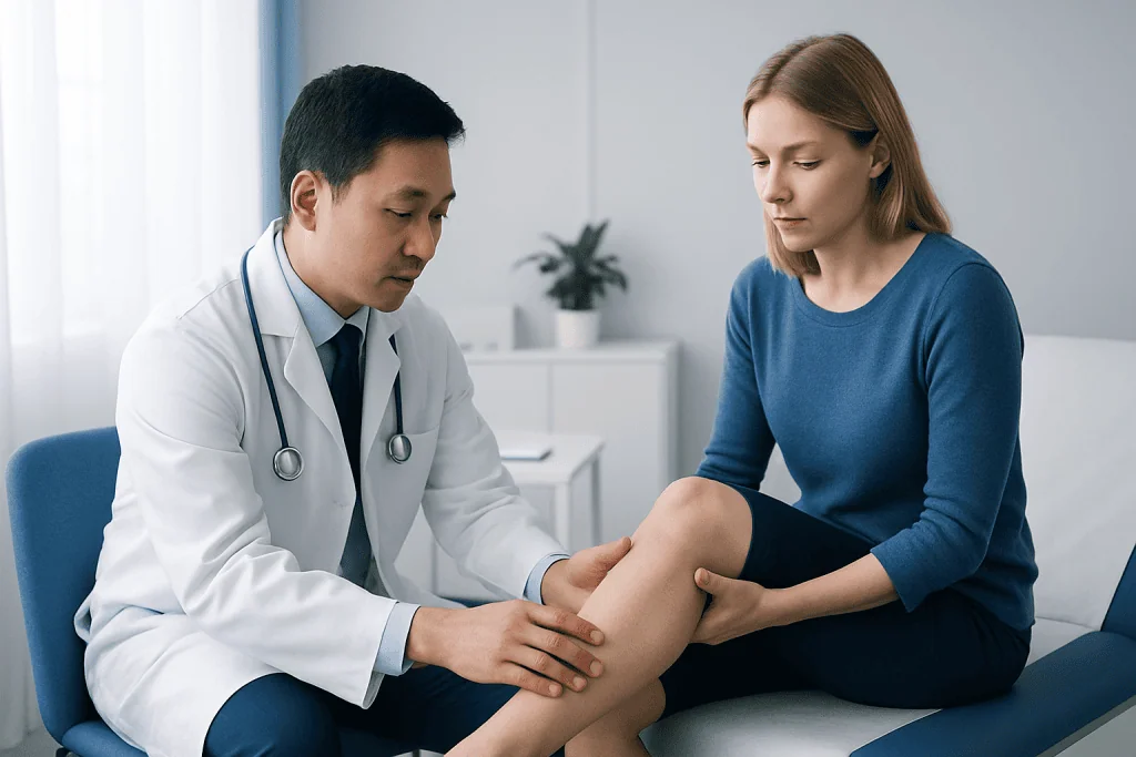 Common causes and risk factors — calf pain
