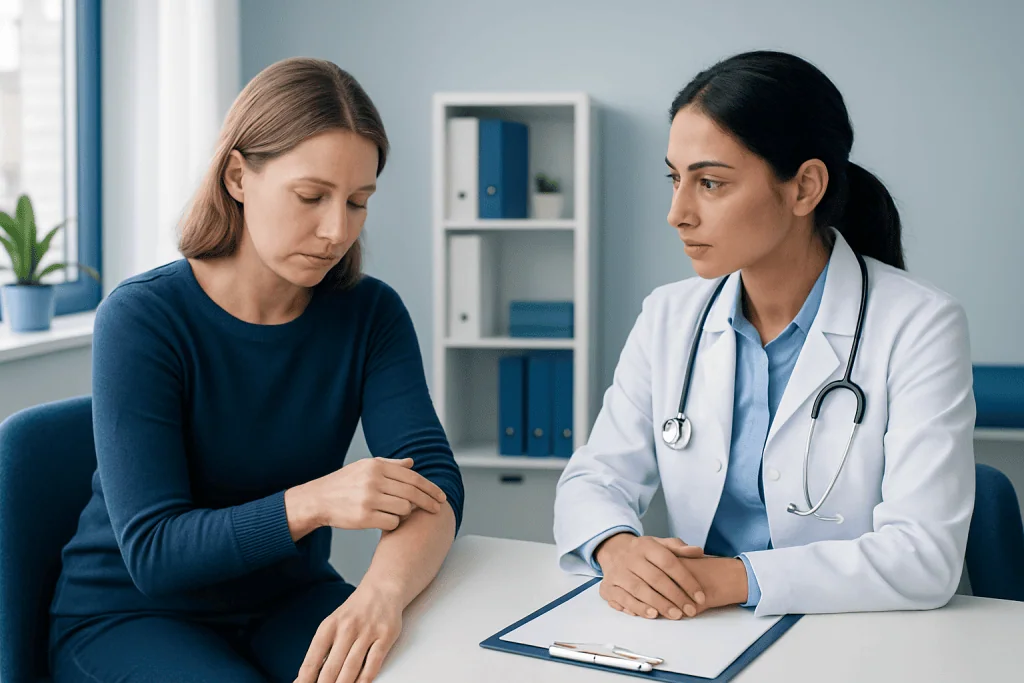 Common Causes and Risk Factors — spot of dry skin