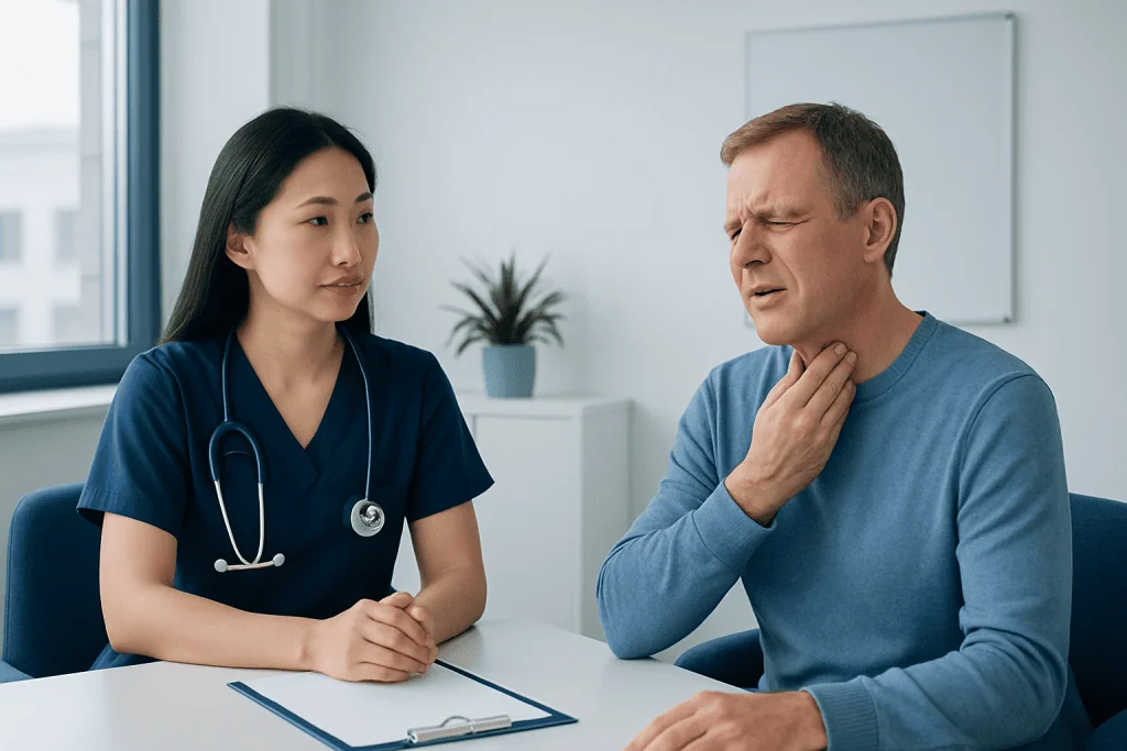 Common causes and risk factors — itching inside throat