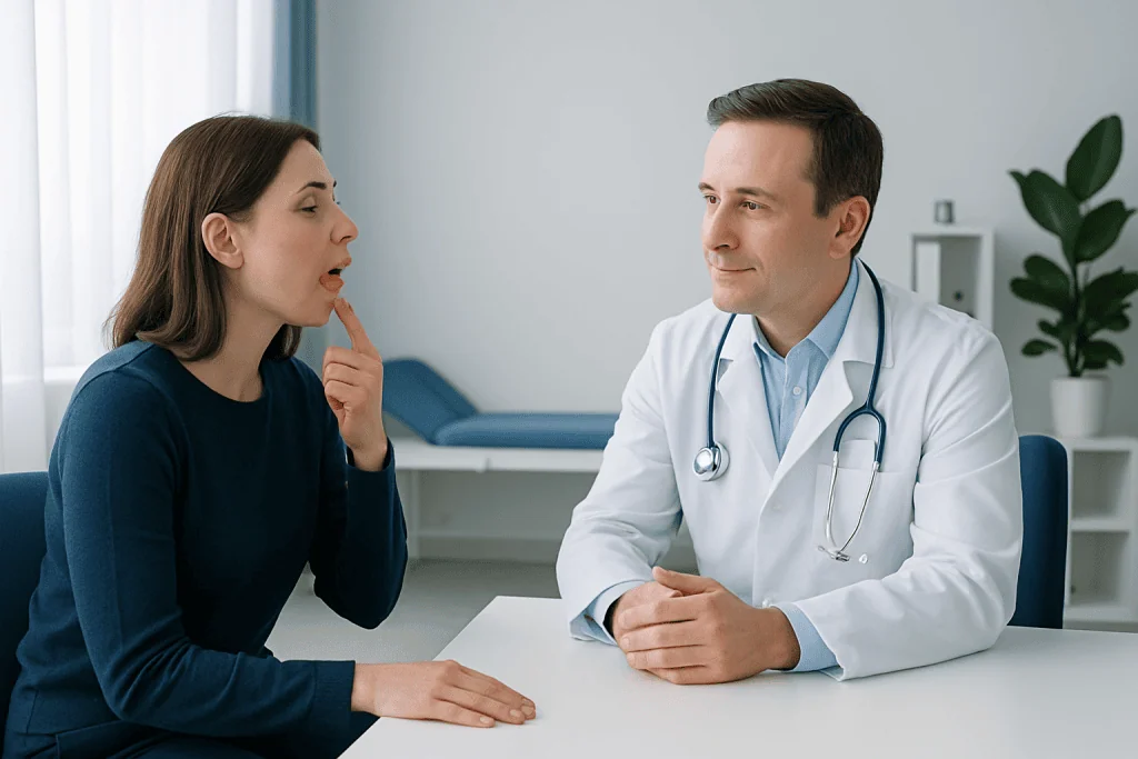 Common causes and risk factors — mouth roof yellow