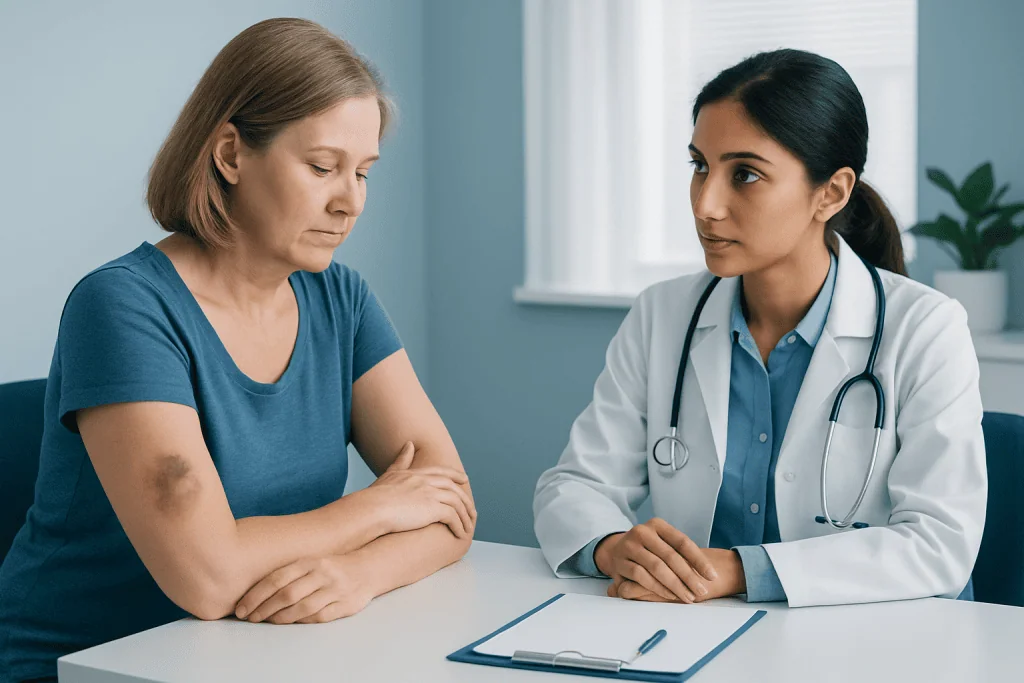 Common causes and risk factors — unexplained bruising