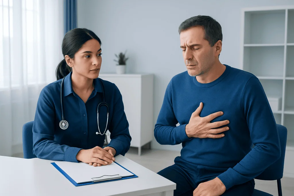 Common causes and risk factors — gas trouble in chest