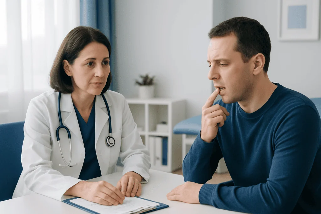 Common causes and risk factors — cause of ulcers on the tongue