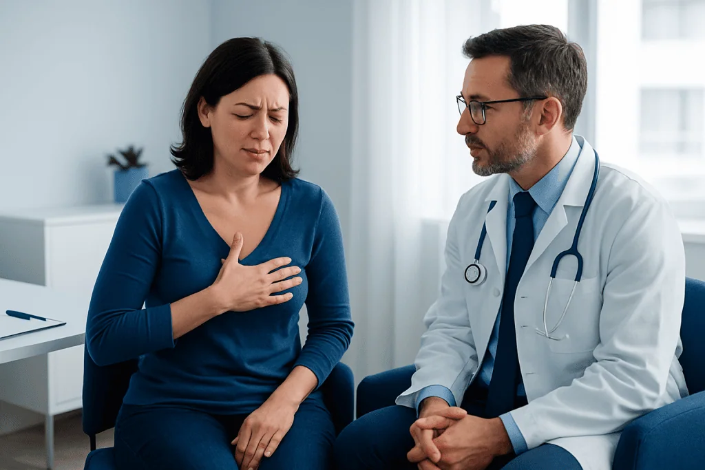 Common causes of sharp breast pain — sharp pain in breast