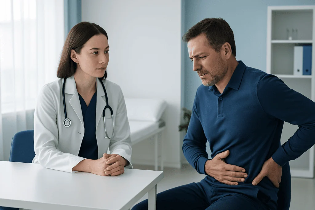 Common causes of stomach pain with back pain — back hurts and stomach