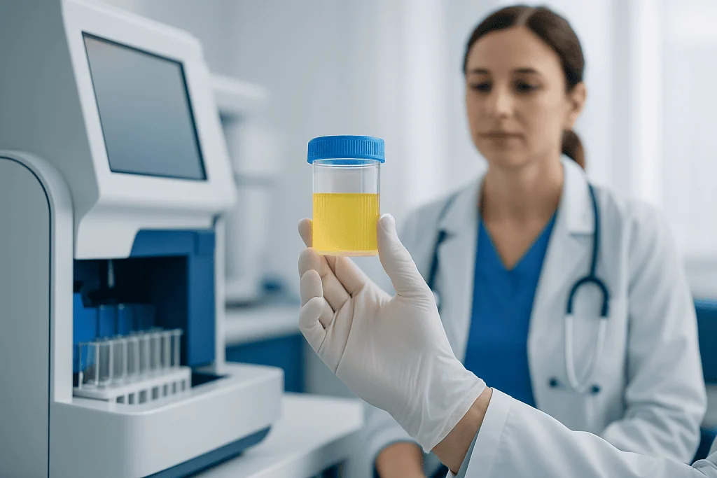 Common causes of turbid urine — turbid urine