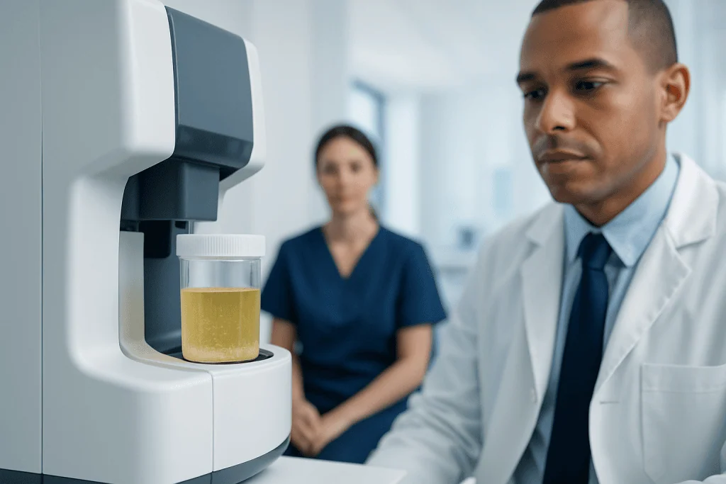 Common causes of white or whitish particles — whitish particles in urine
