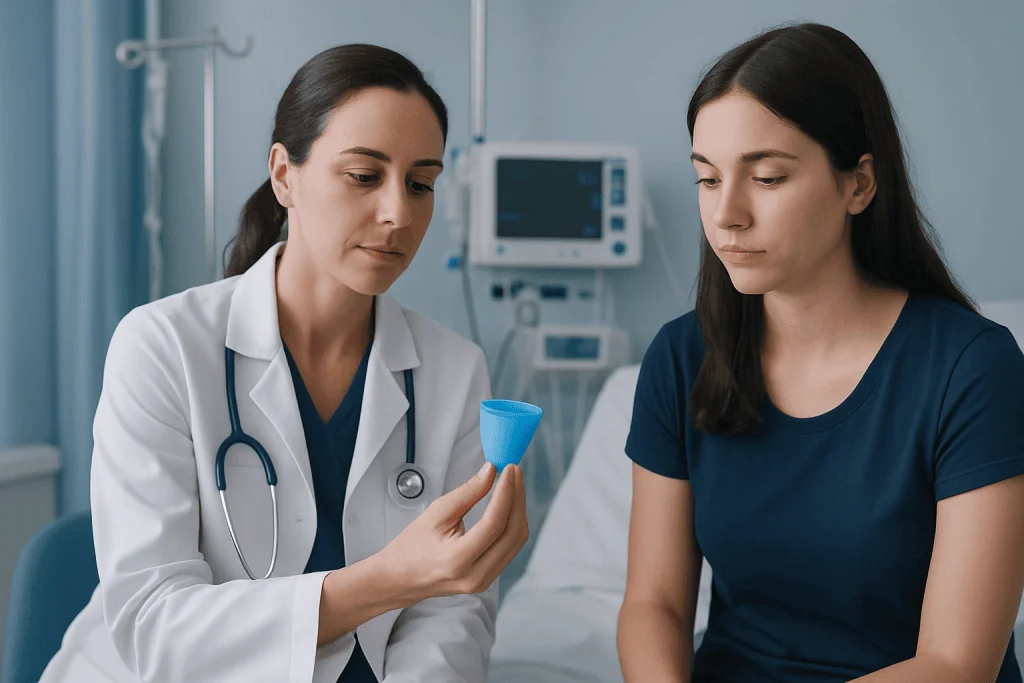 Common experiences, side effects, and symptoms — reusable period cup