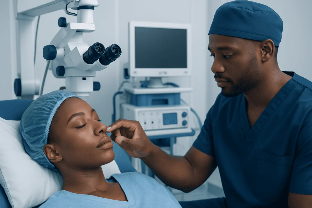 Common Goals and What Results Can Look Like — Black nose job