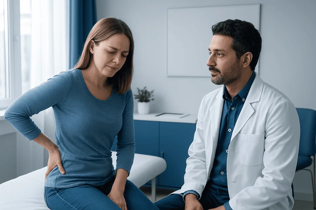 Common musculoskeletal causes — pain in right hip area female