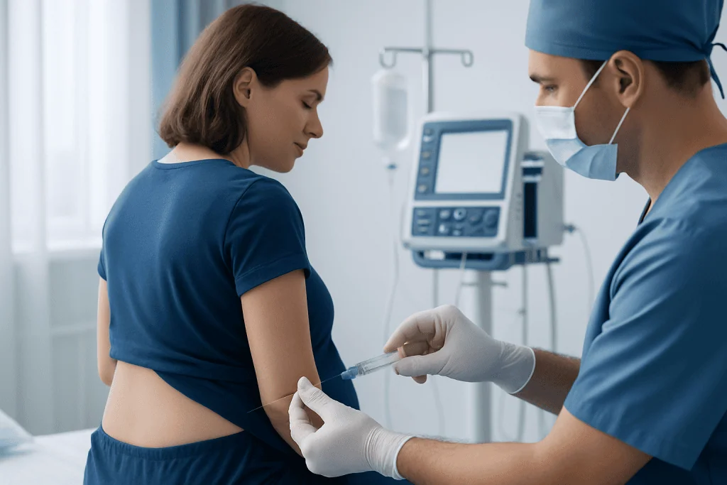 Common reasons an epidural needle may be recommended — epidural needle
