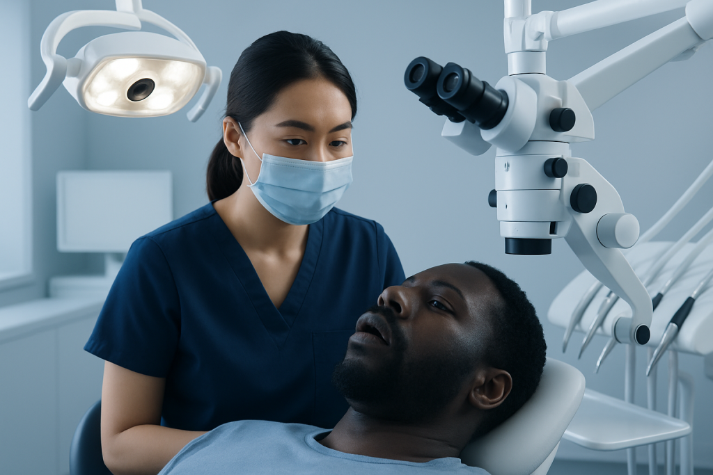 Common signs and patterns of dark gums — gums color black