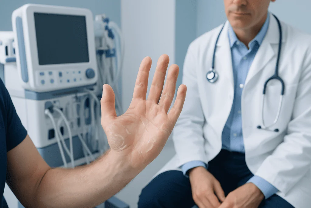 Common signs and patterns to look for — skin peeling on hands