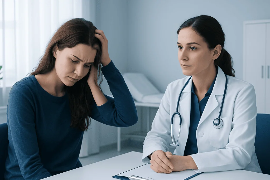 Common Signs and Related Symptoms — greasy hair