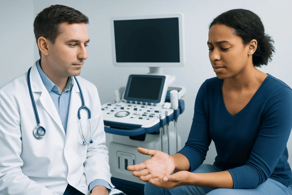 Common signs and symptom patterns — itchy palms