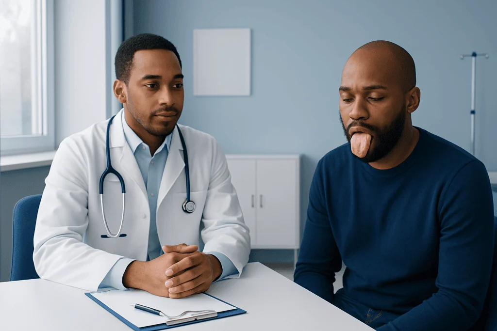 Common Signs and Symptoms — hiv tongue