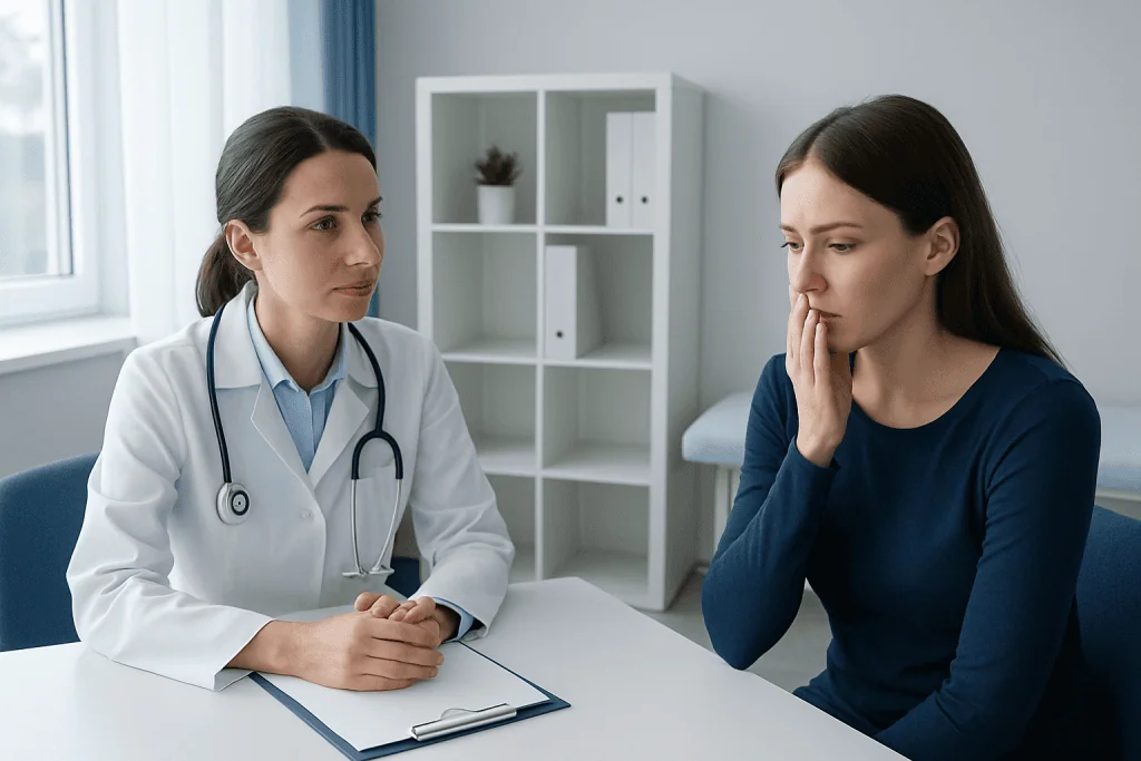 Common symptoms affecting mucous membranes — membrane mucose
