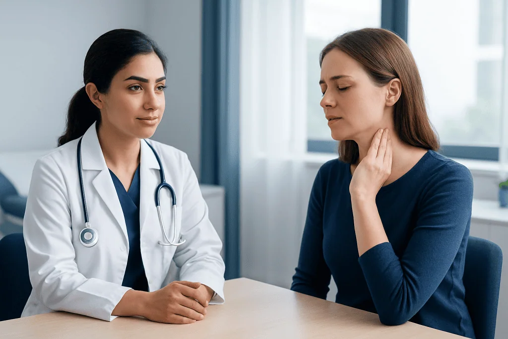 Common symptoms and features to notice — swollen lymph nodes