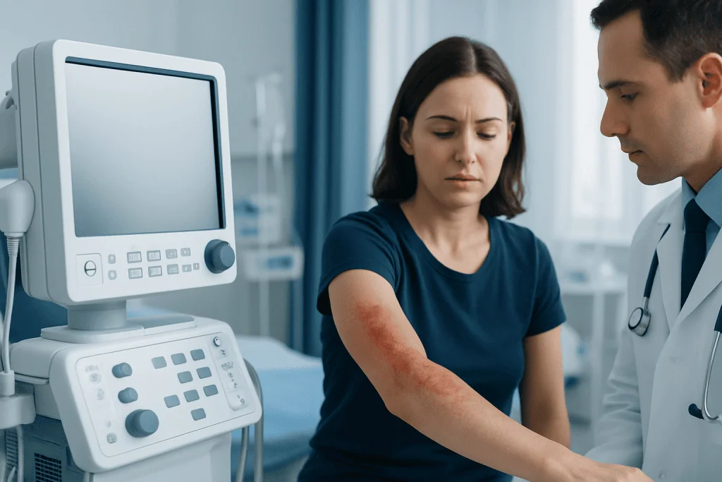 Common Symptoms and How It Looks — 2nd degree burn