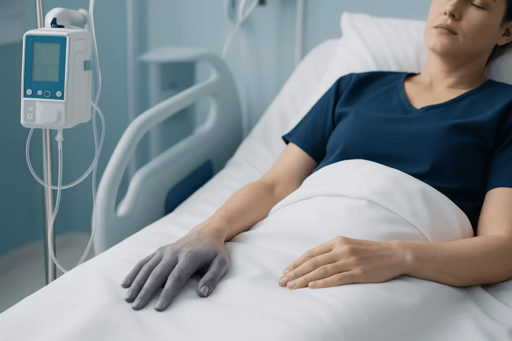 Common symptoms and how it may feel — acrocyanosis