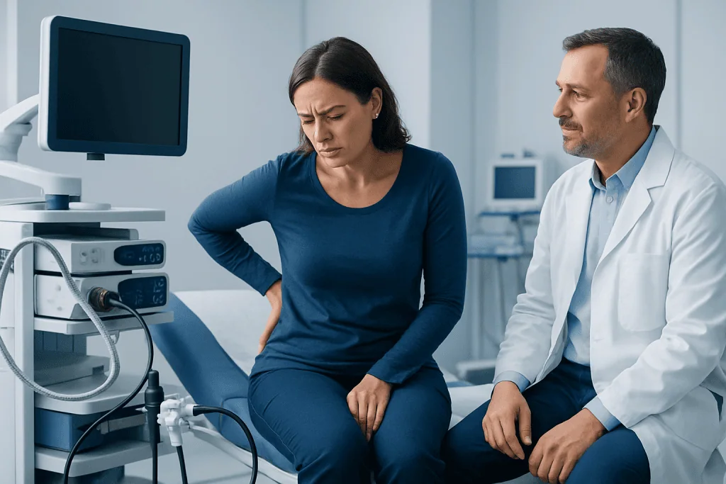 Prolapsed Hemorrhoids: An Evidence-Based Guide for Patients 2 Common symptoms and how they feel — prolapsed hemorrhoids
