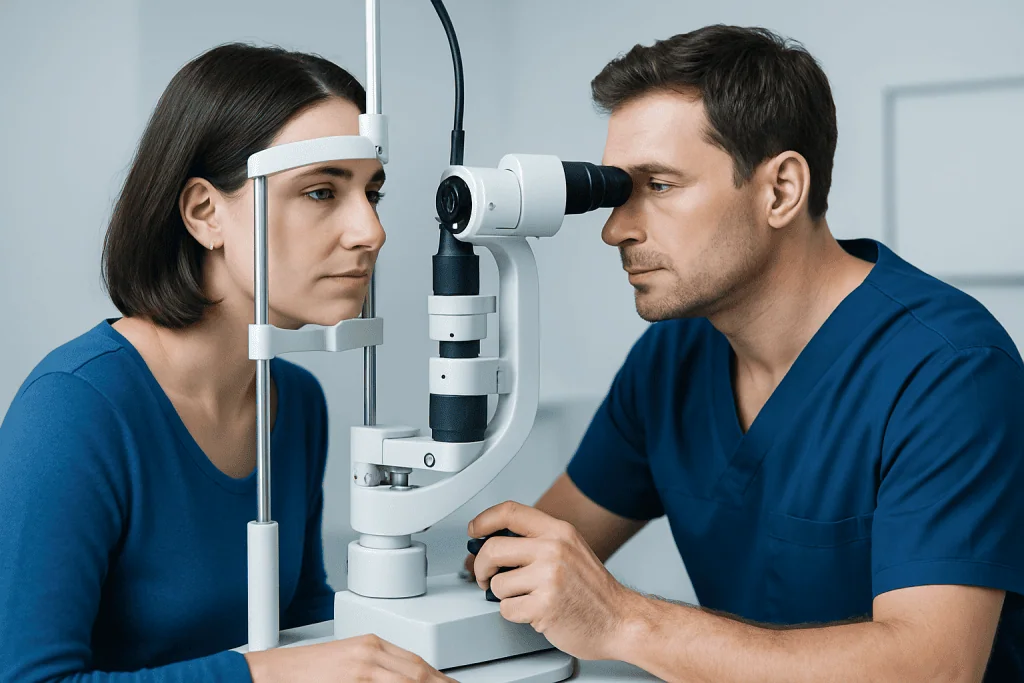 Common symptoms and how they may feel — conjunctivitis self-care