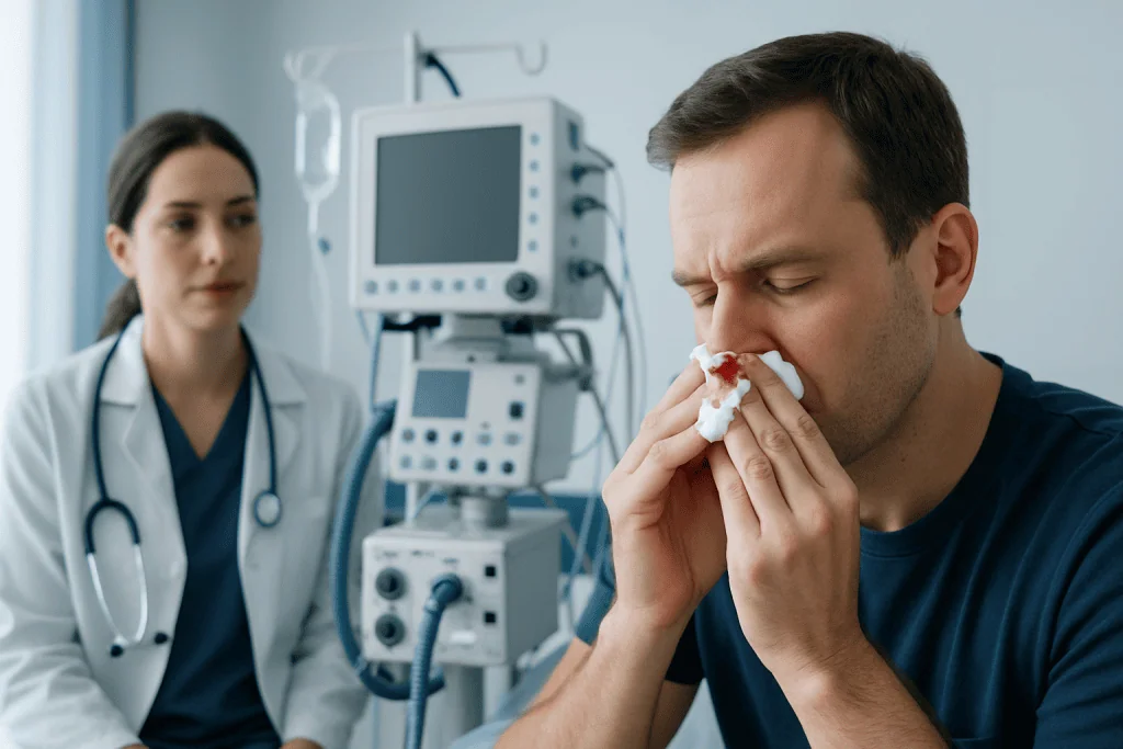 Common symptoms and patterns — bloody nose causes