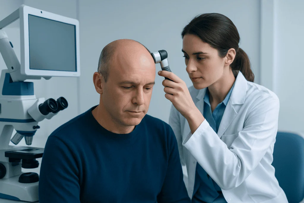 Common symptoms and patterns of hair loss — alopecia