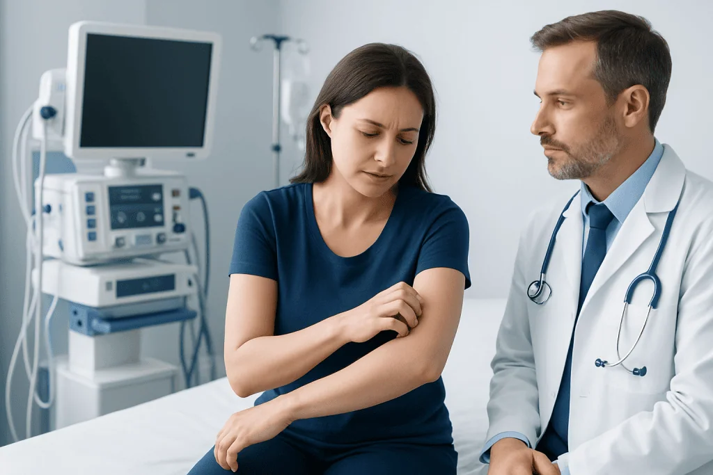 Common symptoms and patterns of itchy skin — why do we itch