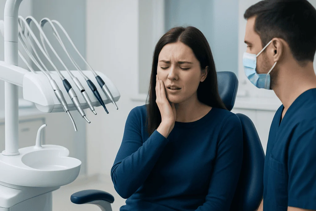 Common symptoms and patterns of tooth pain — toothache