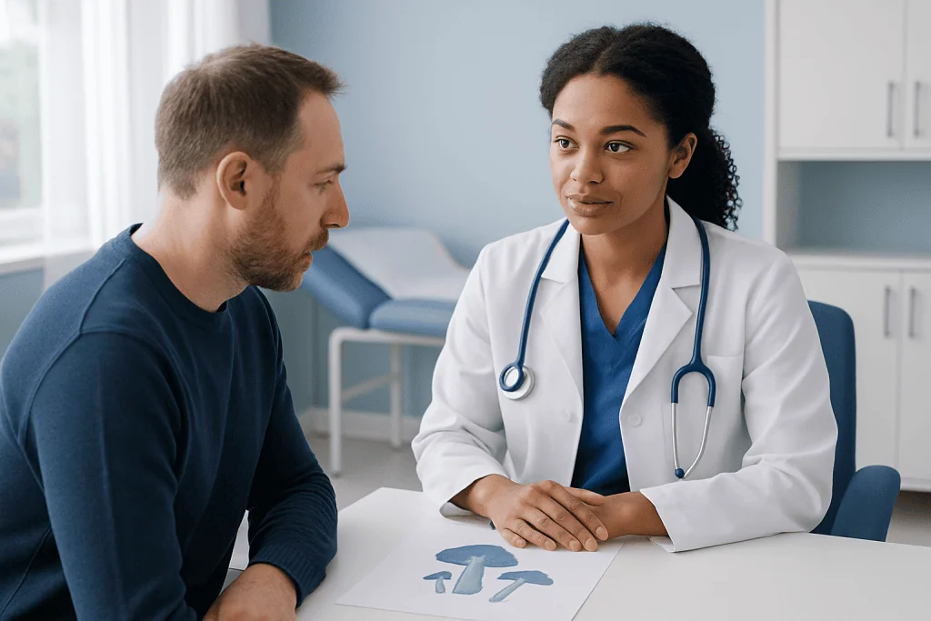 Common symptoms and possible complications — shrooms