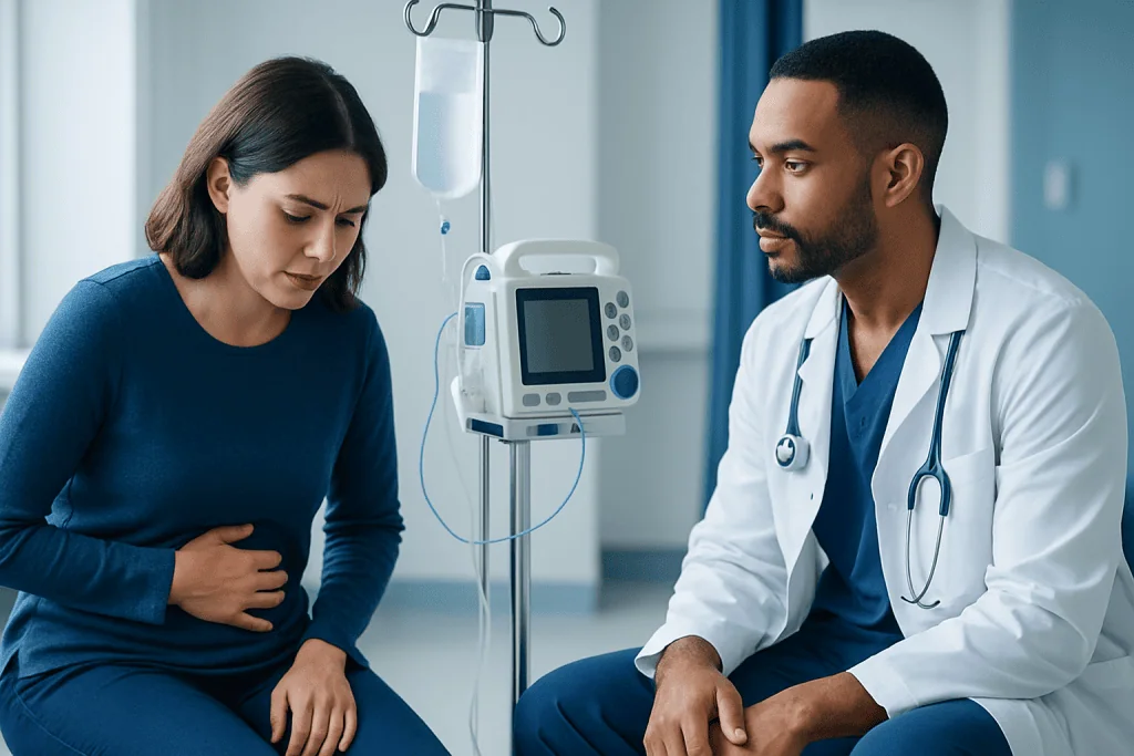 Common symptoms and possible warning signs — diarrhea