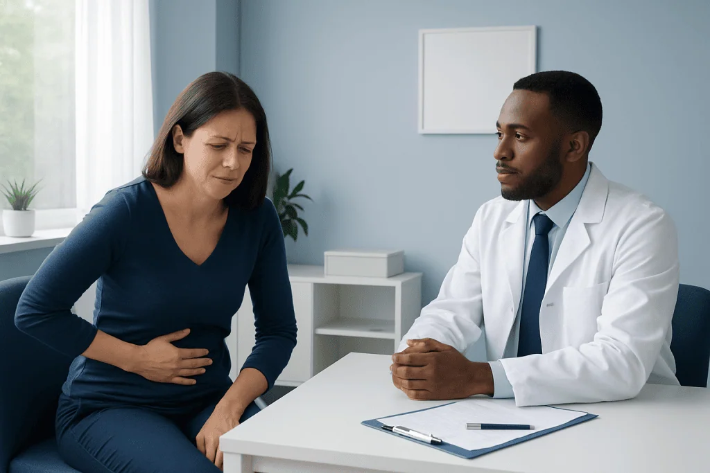 Common symptoms and what they can feel like — gases