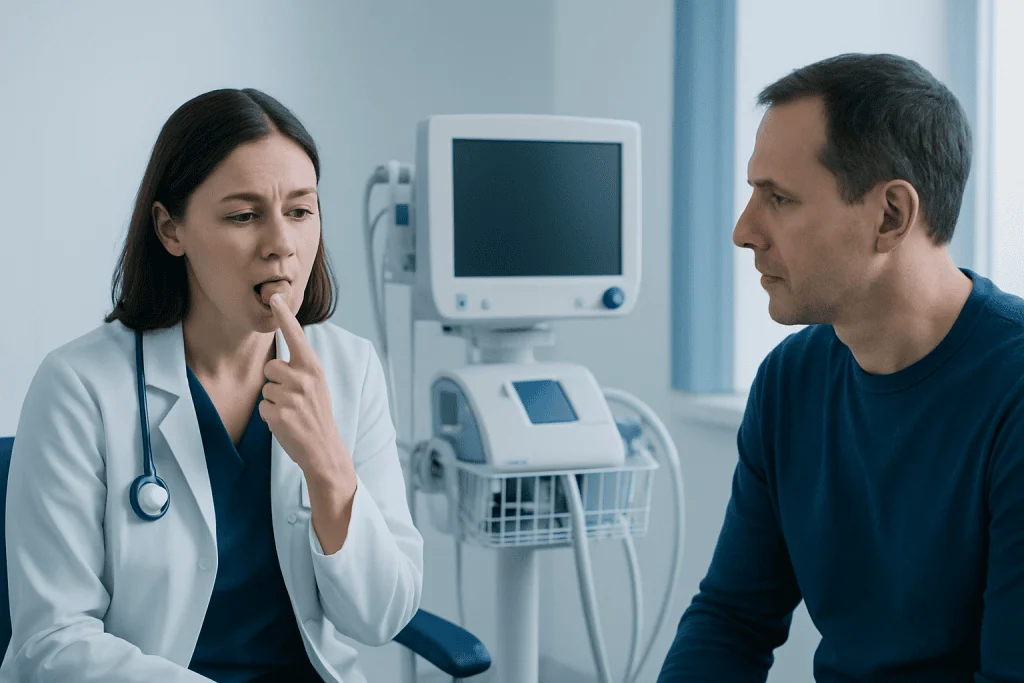Common symptoms and what they may mean — bite in tongue