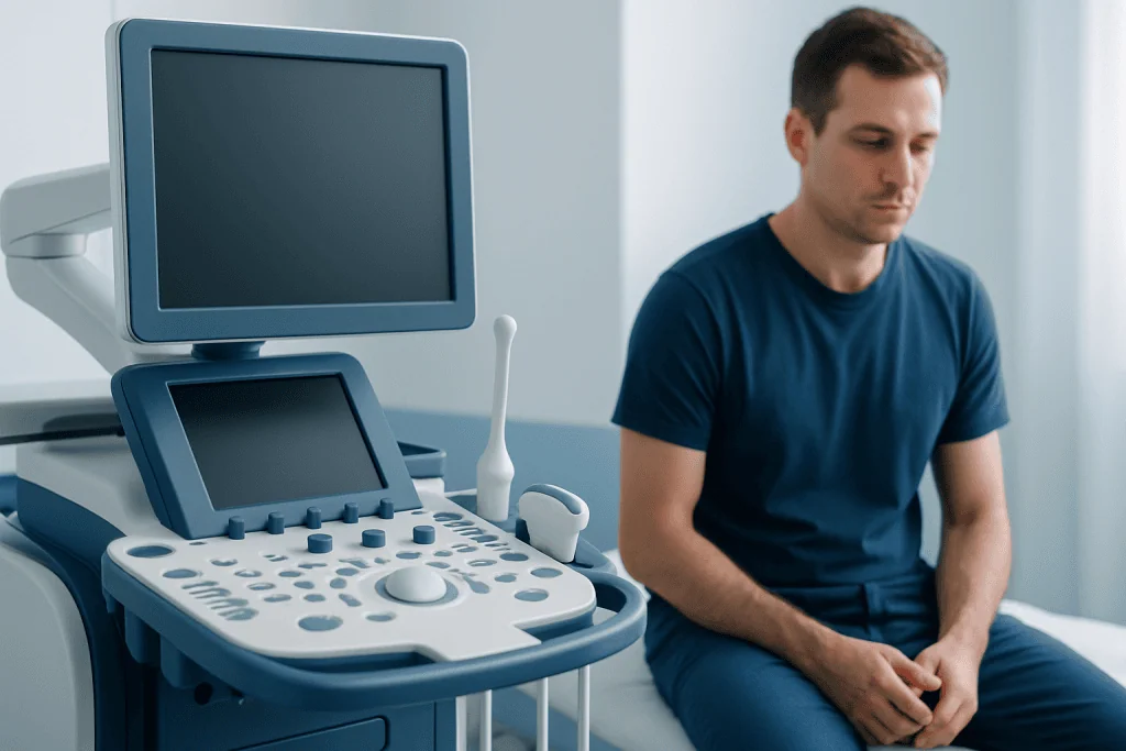 Common symptoms in the male perineum — perineum male