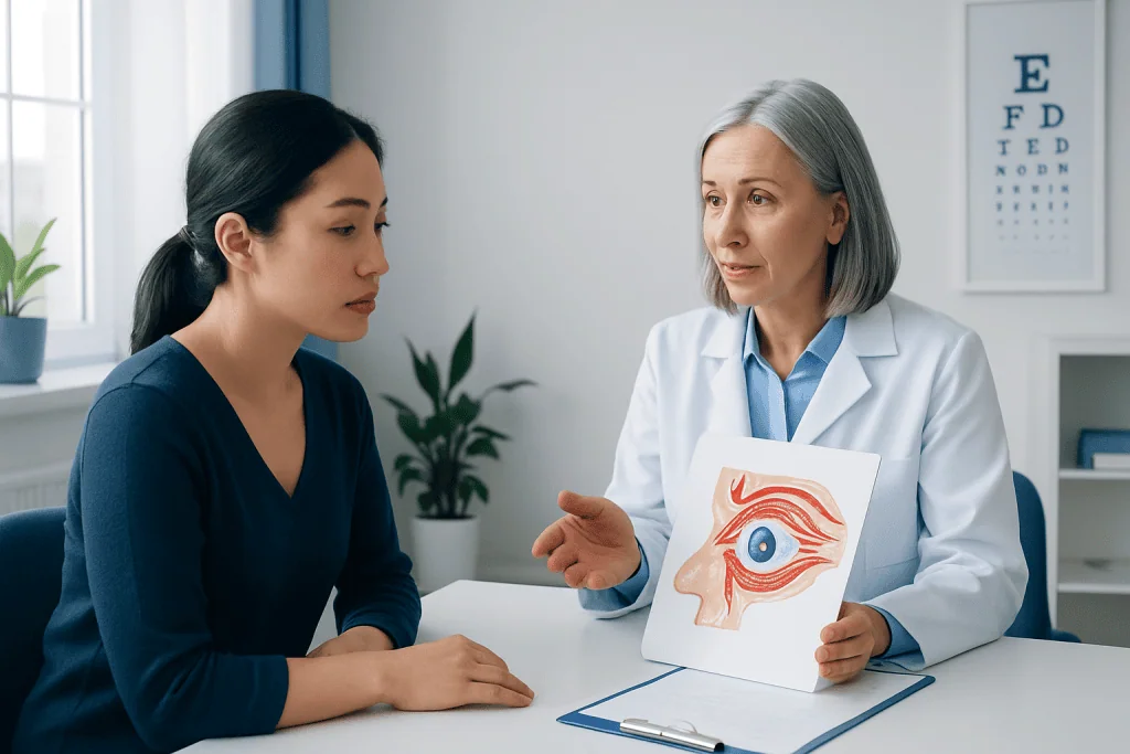 Common symptoms linked to the eye socket — eye socket