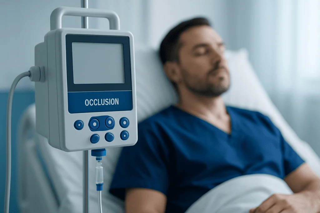 Common symptoms of an occlusion — occluded