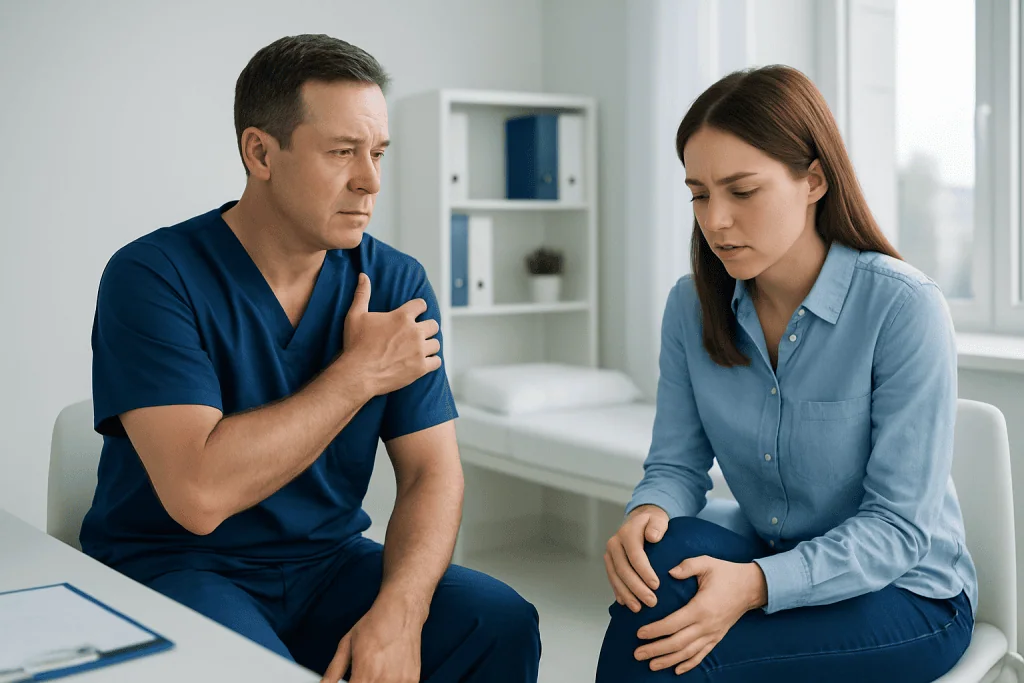 Common symptoms of tendon problems — tendon