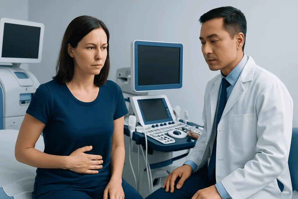 Common symptoms that can come with a low stomach feeling — stomach low