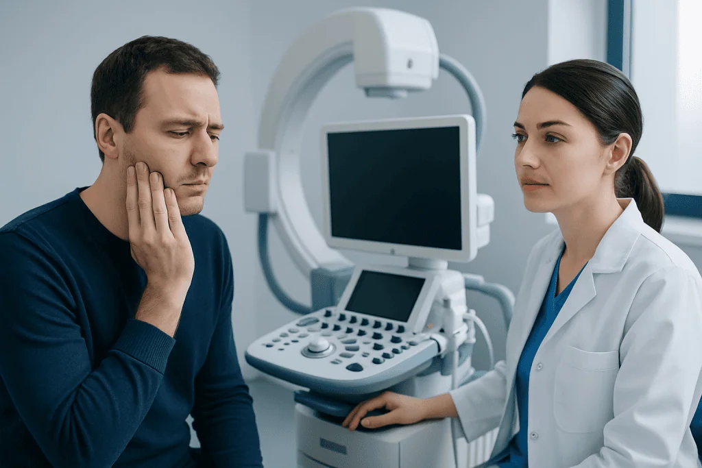 Common symptoms that can occur with jaw pain — jaw pain