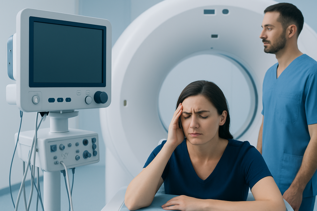 Common symptoms that help identify the cause — headache at one side
