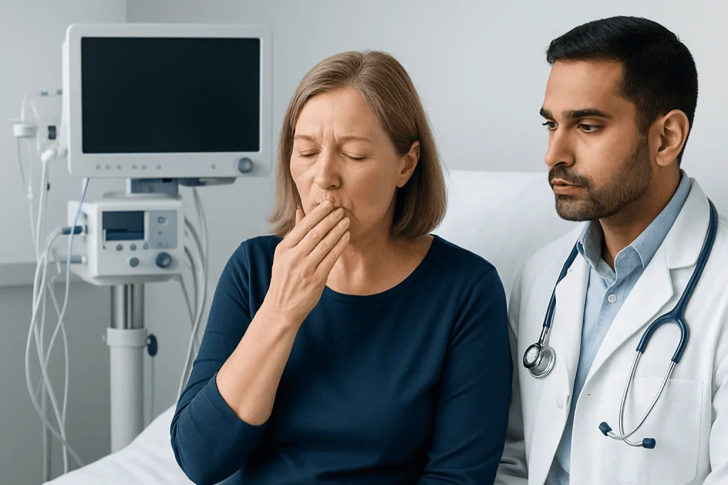 Common symptoms that may happen with a metallic taste — metallic taste in the mouth