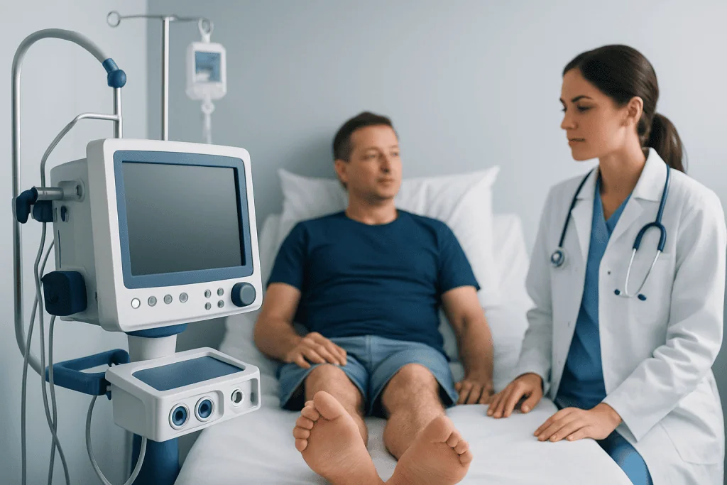 Common symptoms that may happen with hot feet — hot feet